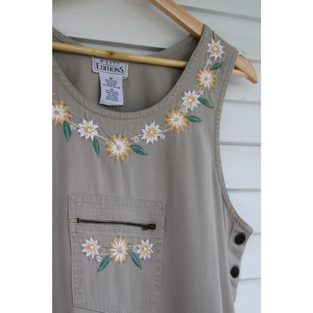 Vintage Basic Editions Floral Embroidered Dress (M-L)